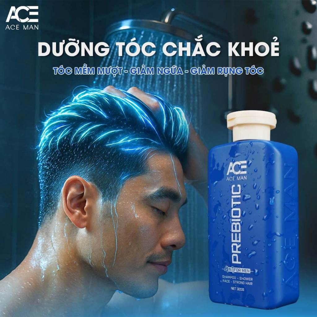 ACEMAN hỗ trợ tóc chắc khỏe mềm mượt